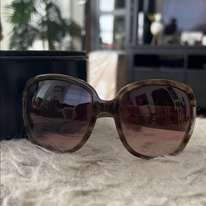 Marc by Marc Jacobs MMJ013/S Oversized Sunglasses – Olive Tortoise